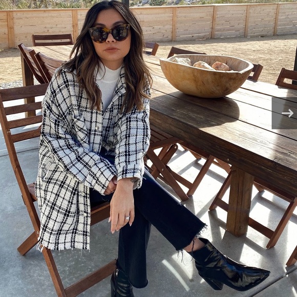 Oversized Tweed Flannel NWT - Picture 2 of 7